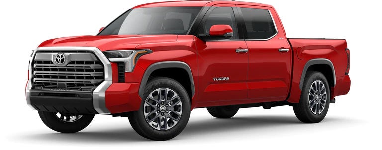 2022 Toyota Tundra Limited in Supersonic Red | Fort Dodge Toyota in Fort Dodge IA