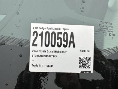 2024 Toyota Grand Highlander Platinum